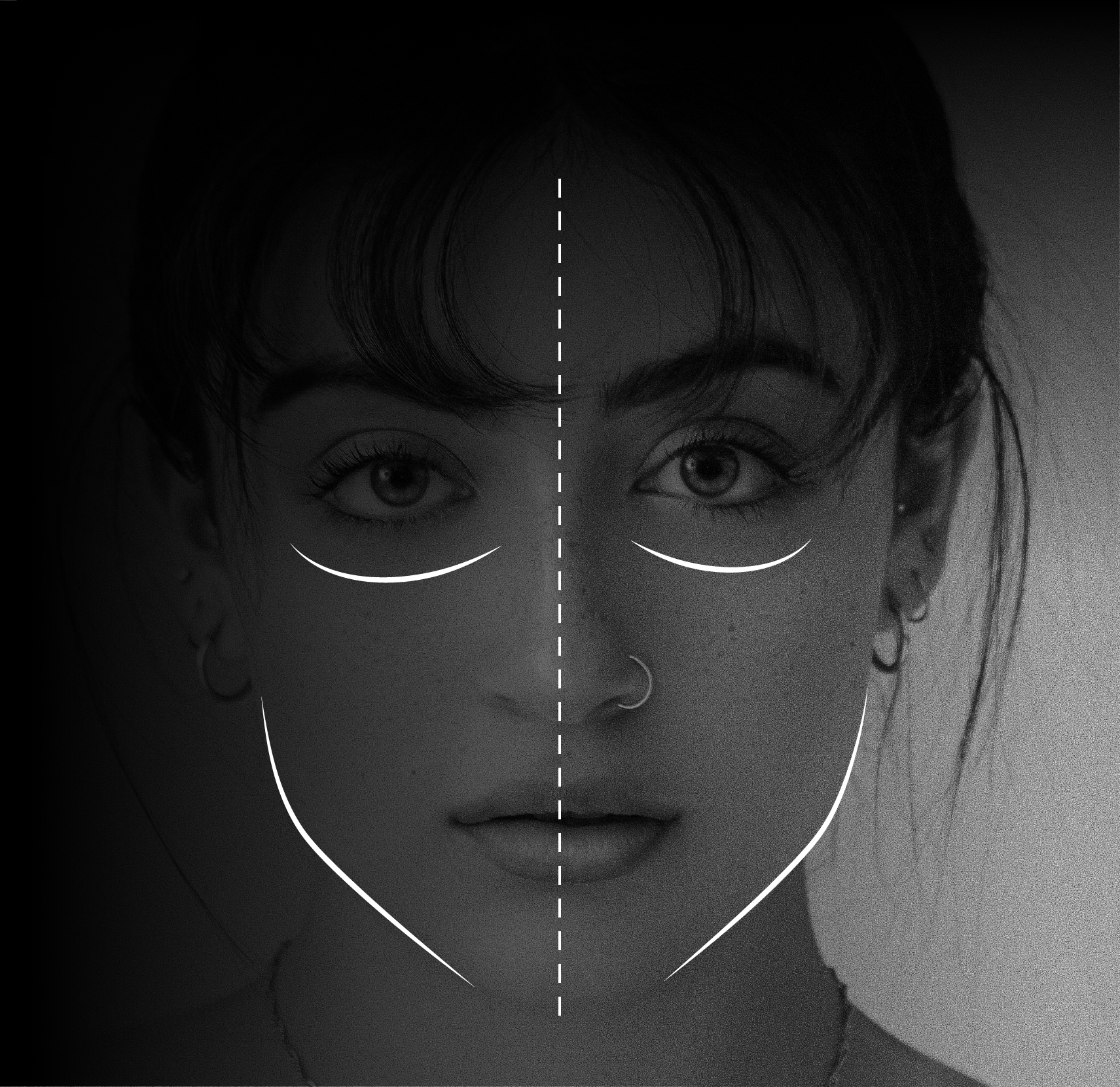 Glow-forward skin